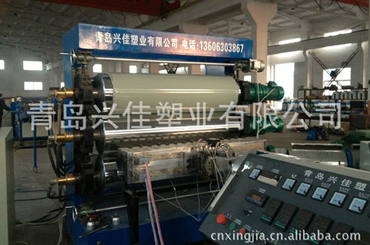 Fiber-reinforced heat shrinkable sets production unit