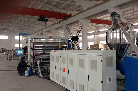 Plastic sheet equipment